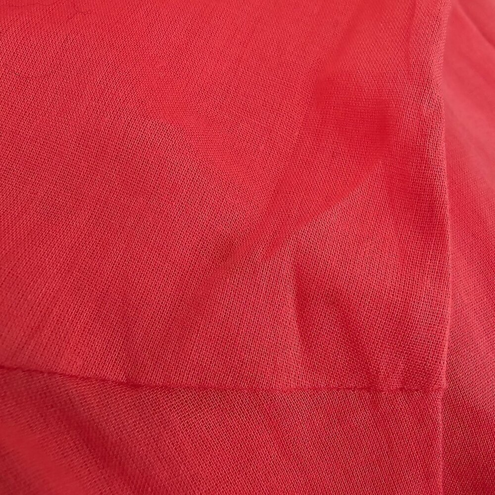 Vasna Paradise Pink Coral Sleeveless Wrap Dress - 100% Cotton - Size Small - Picture 13 of 13